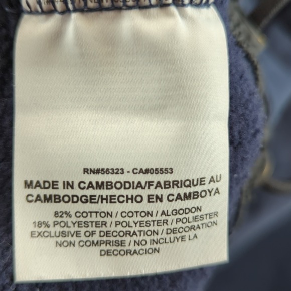 Nike Pants Mens XL Blue Fleece Joggers Zipper Pockets Athletic Casual 835864-451 - Picture 6 of 14